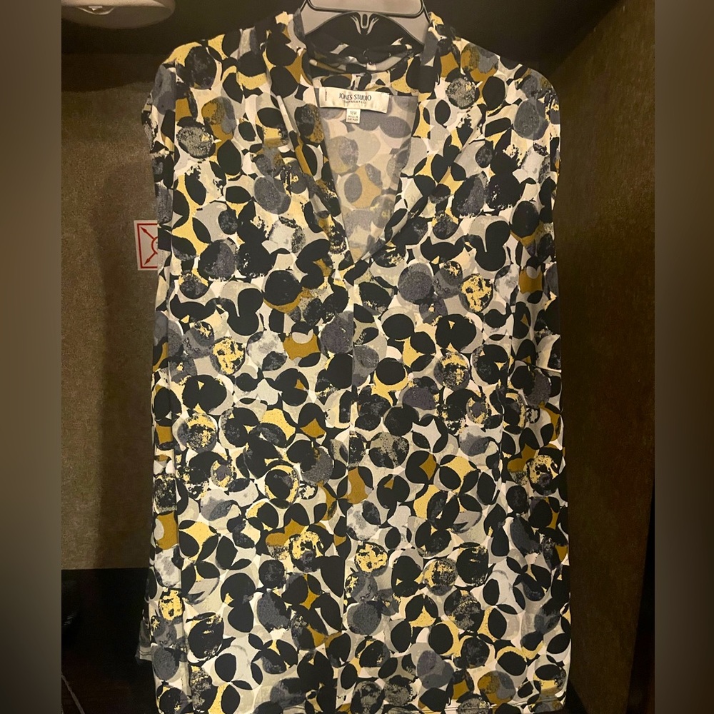 V-neck blouse
